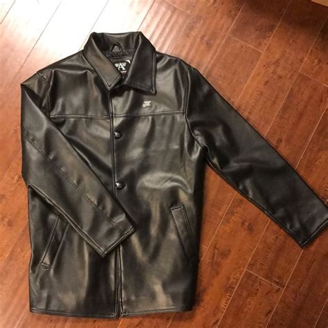 giorgio armani leather jacket fake|Armani collezioni leather jacket men.